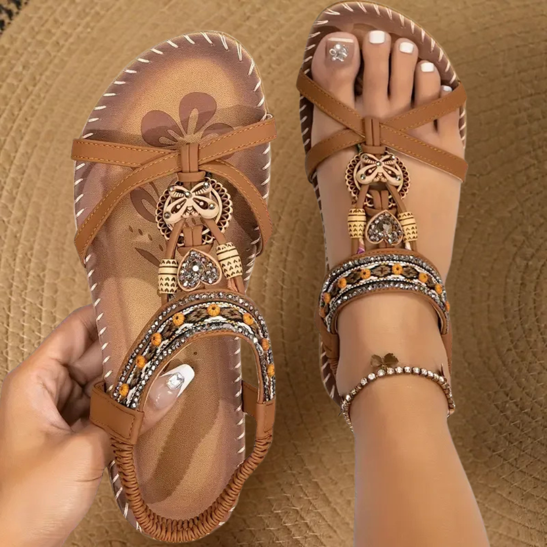 Tahlia | Supportive Coastal Slide Sandals