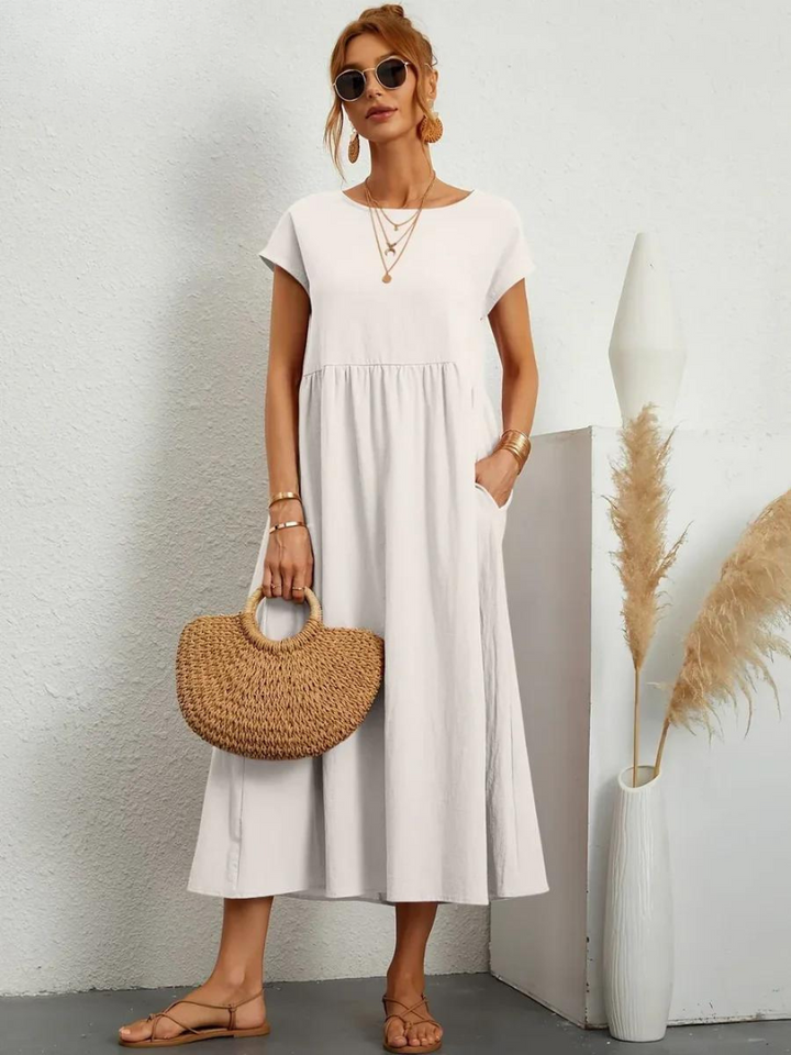 Olivia | Relaxed Everyday Linen-Style Dress