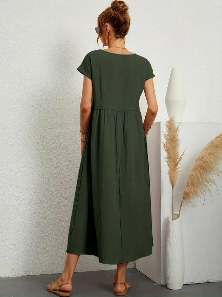 Olivia | Relaxed Everyday Linen-Style Dress