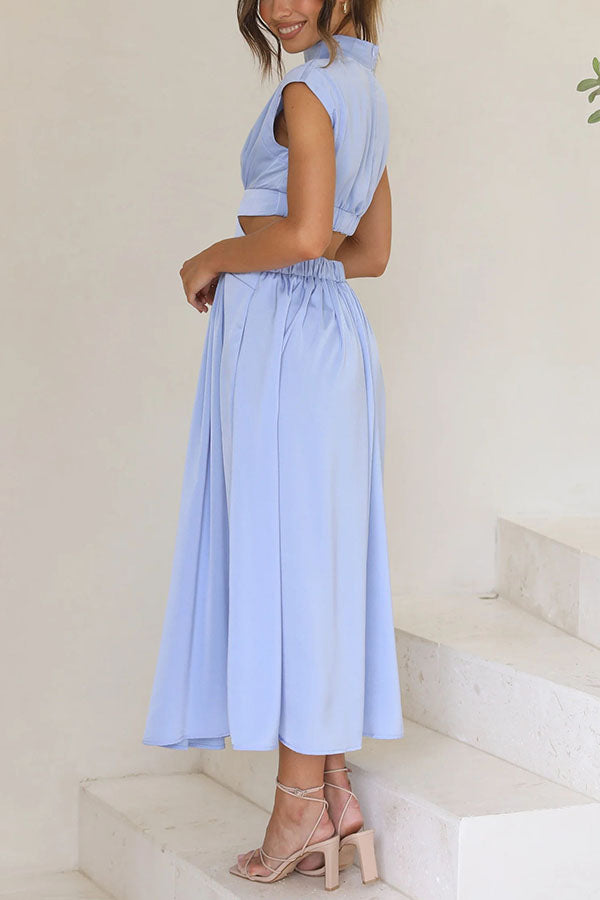 Ruby | Cut-Out Relaxed Midi Dress