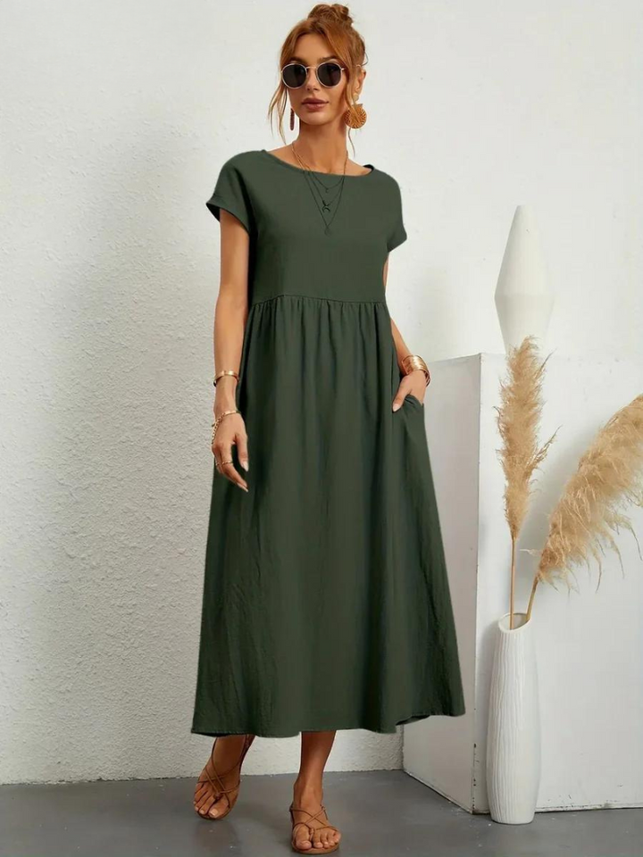 Olivia | Relaxed Everyday Linen-Style Dress