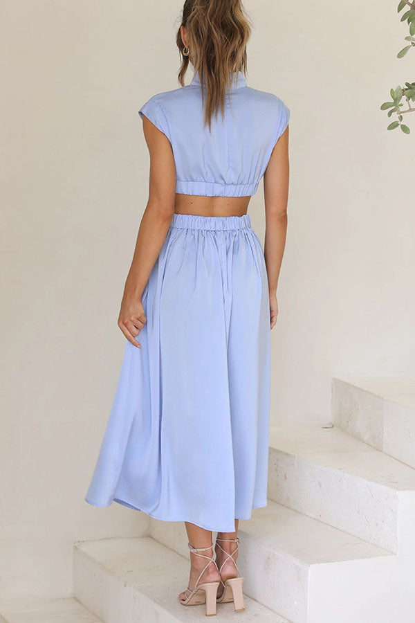 Ruby | Cut-Out Relaxed Midi Dress
