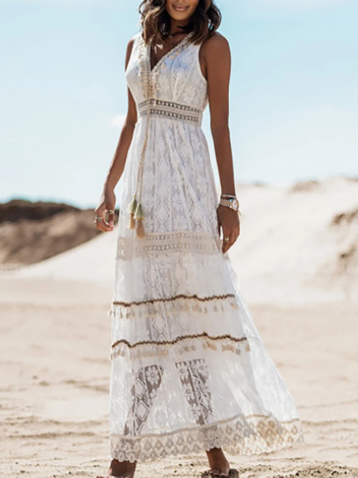 Heidi | Flowy Boho Midi Dress