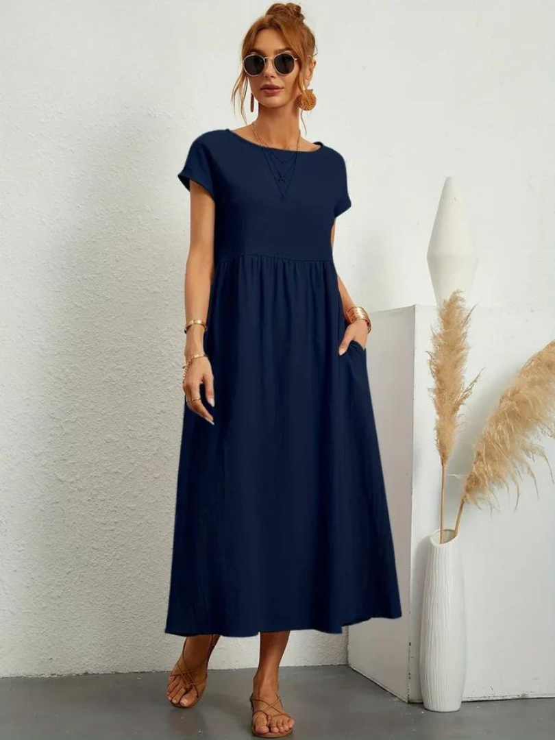 Olivia | Relaxed Everyday Linen-Style Dress