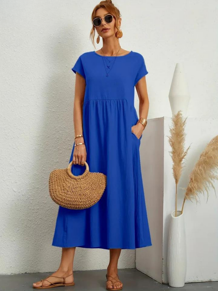 Olivia | Relaxed Everyday Linen-Style Dress