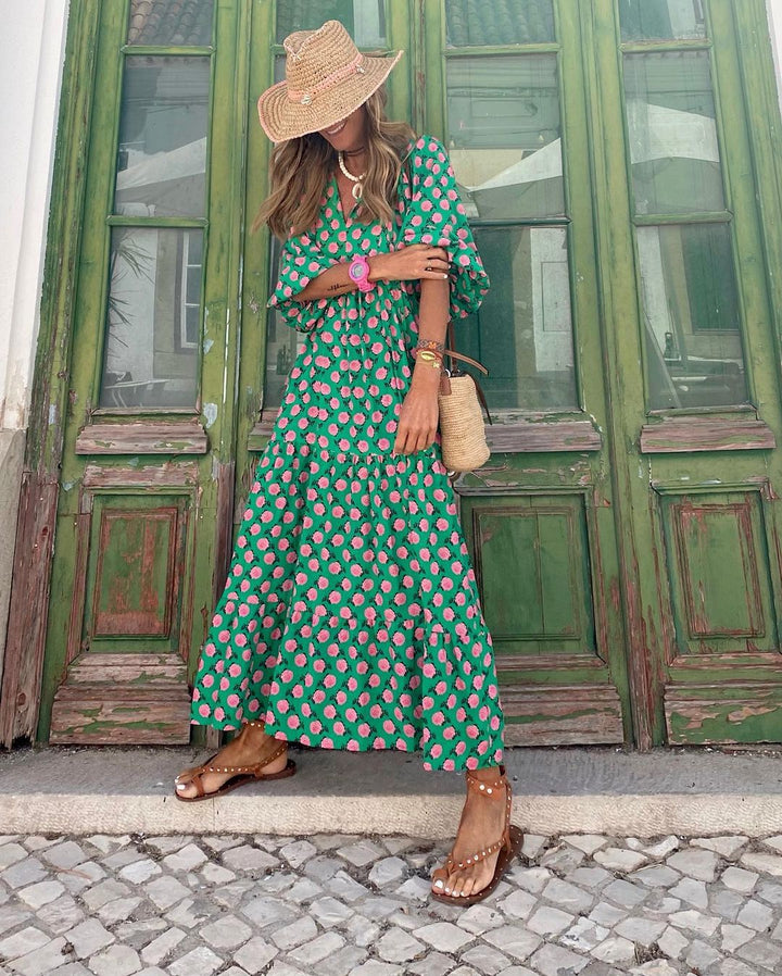 Zara | Flowy Boho Maxi Dress