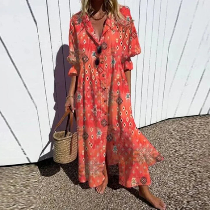 Aria | Flowy Boho Maxi Dress