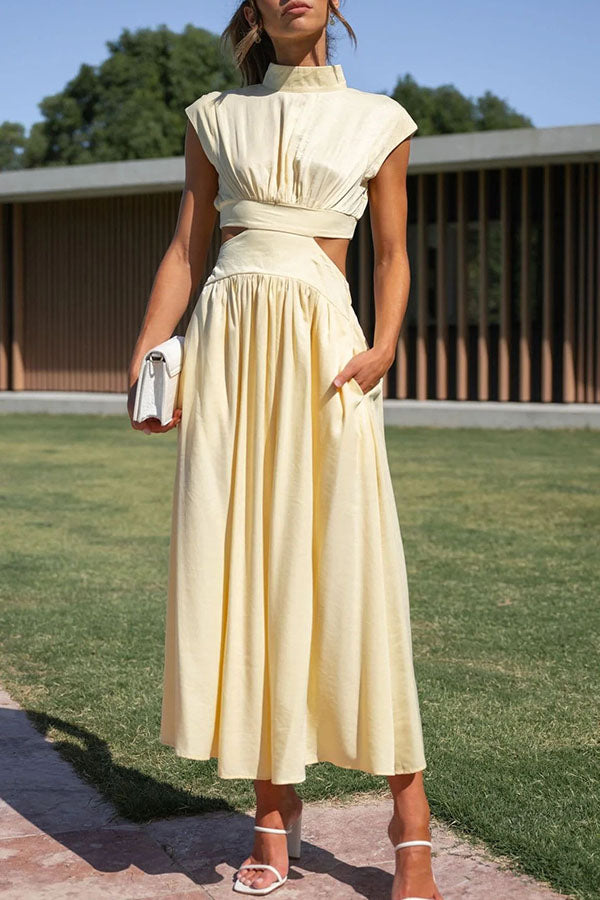 Ruby | Cut-Out Relaxed Midi Dress