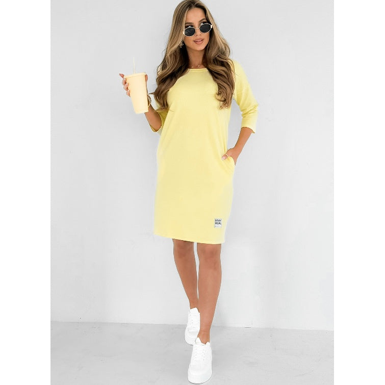 Talia | Relaxed Pocket Midi Dress